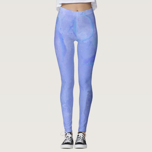 Legging Abstrato | Zazzle_Growth. (Frente)