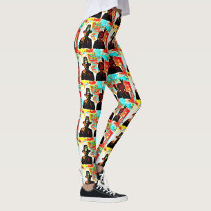 Legging Acção de graças da arte moderna