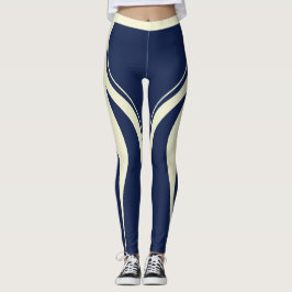 Legging Activeuse de Bumbum Cardíaco Azul-Marinho Sexy