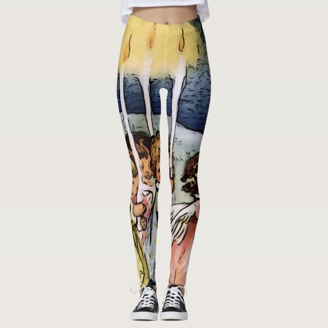 Legging adoráveis anjos (Frente)