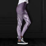 Legging Agato roxo cristalalizado | Pedra Marmorizada Mood<br><div class="desc">Estratos metálicos falsos e sofisticados, elegantemente sofisticados, numa pedra agatosa, alarmante, com belíssimos bordos monocromáticos e fluxos de tinta fluida para uma bela textura de cor-de-água marmoreante. A estética da abstrato conceitual moderna acrescenta o pop perfeito de cor luxuosa e estilo pessoal. Também transferível para material escolar/de escritório ou decoração...</div>