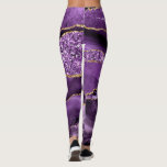 Legging Age Violeta Roxa Dourada Glitter Geode Seu Nome<br><div class="desc">Agate Purple Violet Glitter Geode Dourado Nome Personalizado do Sparkle Marble Personalizado Birthday - Aniversário ou Oferta de Casamento - Adicione Seu Nome - Texto ou Remover - Torne Seu Presente Especial - Redimensione e mova ou adicione texto / elementos com a ferramenta de personalização. Design por MIGNED. Por favor,...</div>