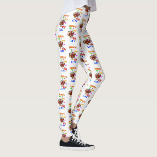 Legging Agradecido Por Um Pedaço Na Vida