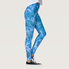 Legging Água Oceânica Azul