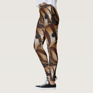 Legging Agulhas de Yoga de Peixes Grandes
