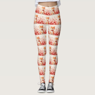 Legging Akita com Rosas - Dia de os namorados
