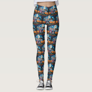 Legging Akita Dogs Pumpkin Halloween Engraçado
