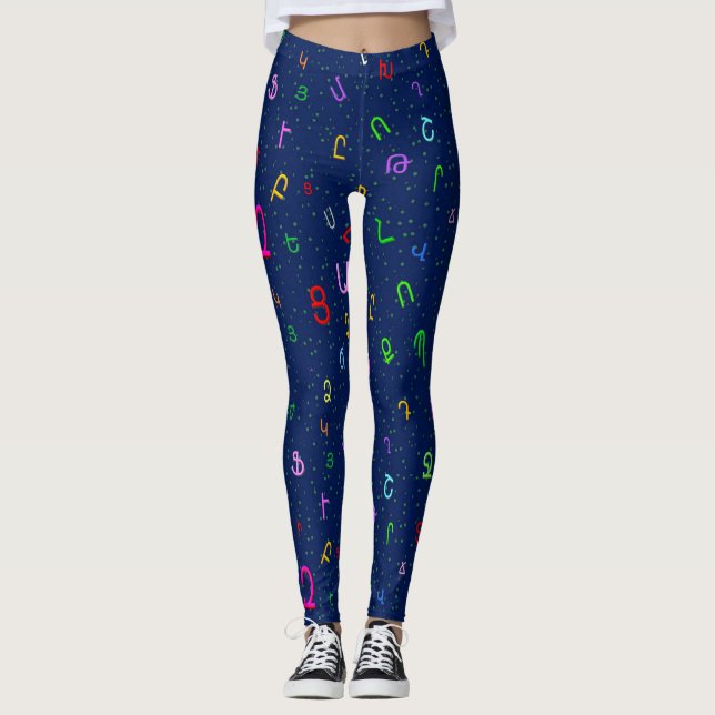 Legging Alfabeto armênio  (Frente)