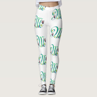 Legging Alfabeto Tropical: M