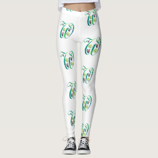 Legging Alfabeto Tropical: W