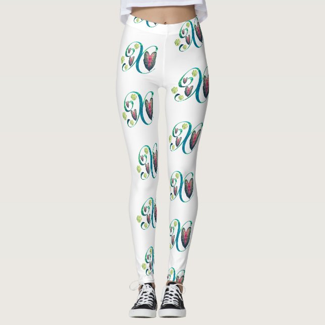 Legging Alfabeto Tropical: X (Frente)