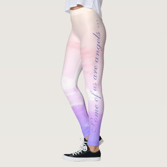 Legging Alguns De Nós São Anjos Em Pinks (Esquerda)