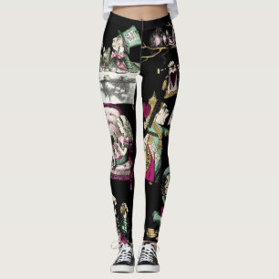 Legging Alice no País das Maravilhas