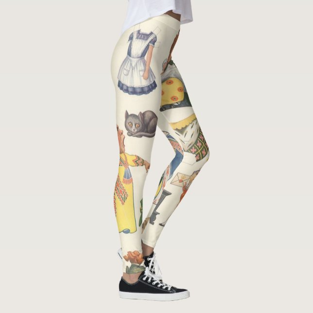 Legging Alice no País das Maravilhas, Boneca de Papel Vito (Direita)