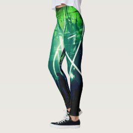 Legging Alistra Cyber Punk Neon Rave - Sintoma Verde