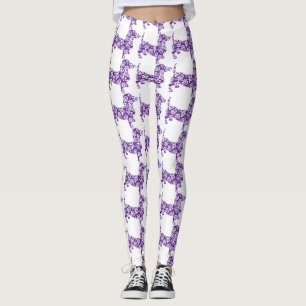 Legging Aloha Purple Dachshund