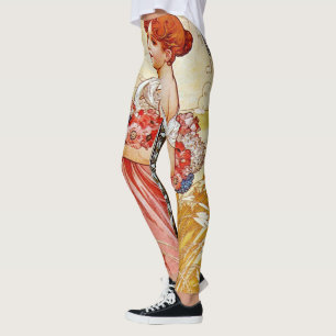 Legging Alphonse Mucha Verão