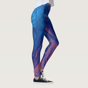 Legging "Alquimia das Correntes" - Um Abstrato Colorido