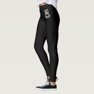 Legging Amante de Gato Preto Vintage Branco Personalizado 