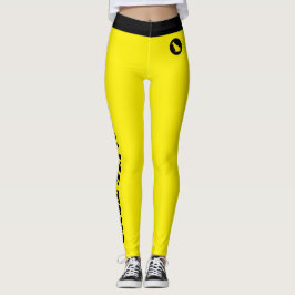 Legging Amante de Gatos Mãe de Estimação Amarelo Preto Per