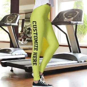 Legging Amante de Gatos Personalizado Mãe de Pet Amarelo V
