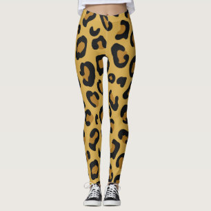 Legging Amante de os animais Padrão de Cor do Tigre