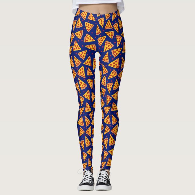 Legging Amantes da pizza de Pepperoni (Frente)