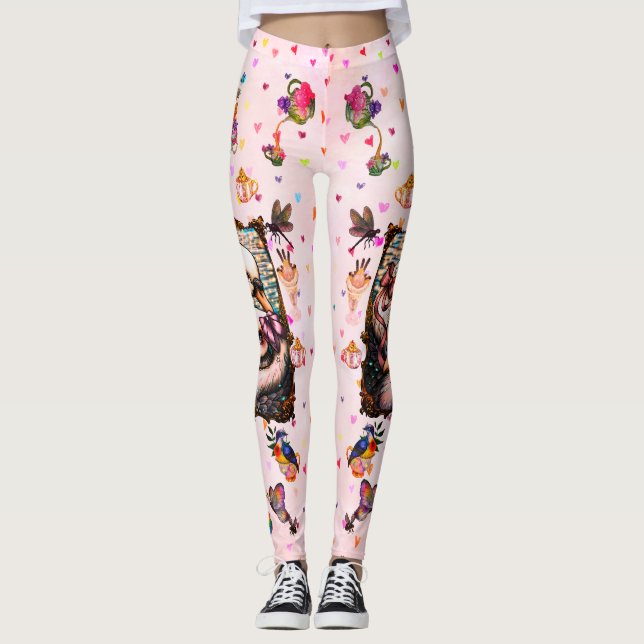 Legging Amantes de cisnes (Frente)