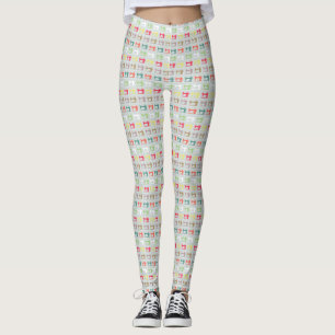 Legging Amar Cinza De Máquinas De Costura