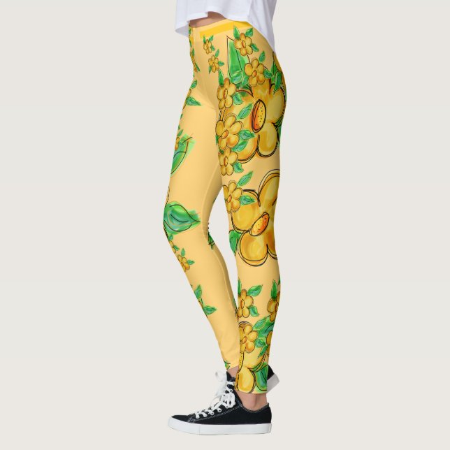 Legging Amarelo caramelizado (Esquerda)