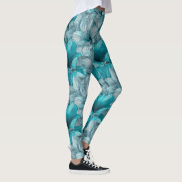 Legging Amaryllis Floral Colorida Cardio Exercício