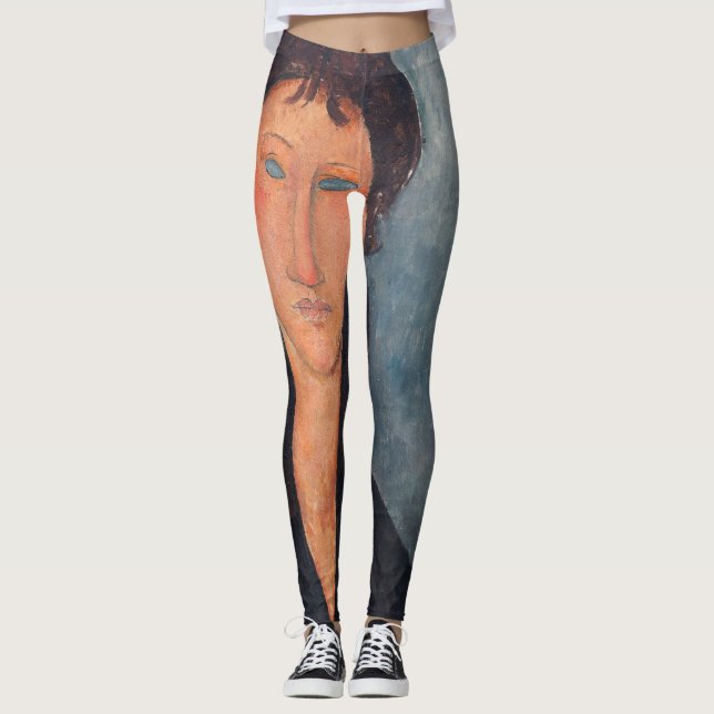 Legging Amedeo Modigliani - Mulher com Olhos Azuis (Frente)