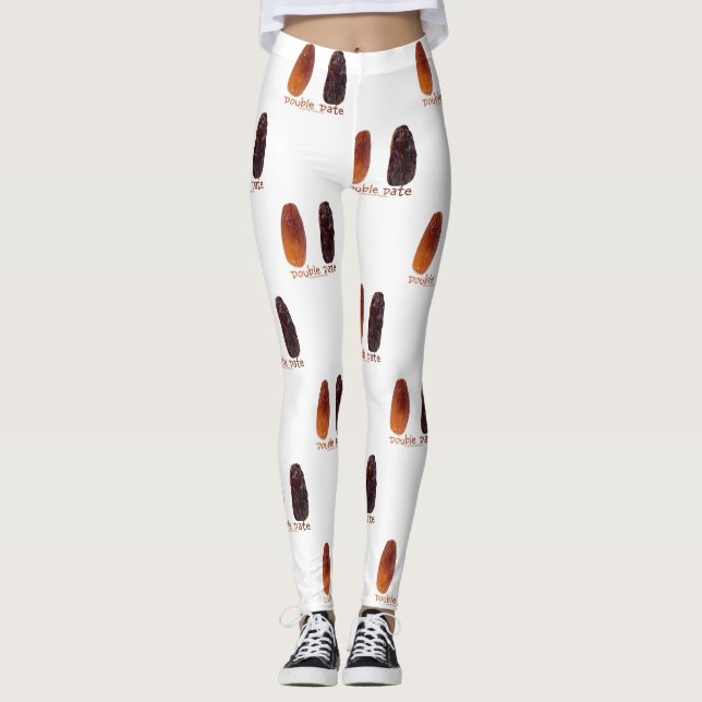 Legging Ameixas enrugadas e mirradas duas datas do Slipper (Frente)