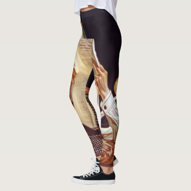 Legging American Advertisement, Colares de Camisas de Seta (Esquerda)