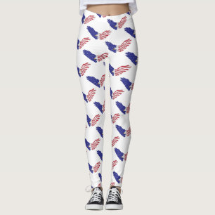 Legging Americano patriótico Eagle Thunder_Cove