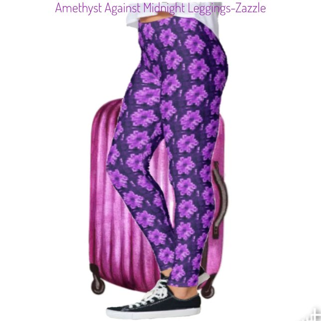 Legging Ametist Contra Meia-Noite (Criador carregado)