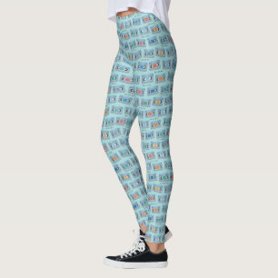 Legging AMIGOS™ O Padrão De Fita De Vídeo