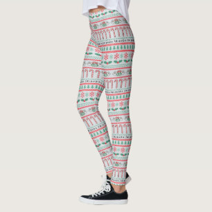 Legging AMIGOS™ Padrões de natal suave