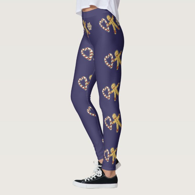 Legging Amor de pão-de-gengibre (Esquerda)