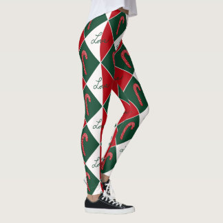 Legging Amor e Bengalas de Natal