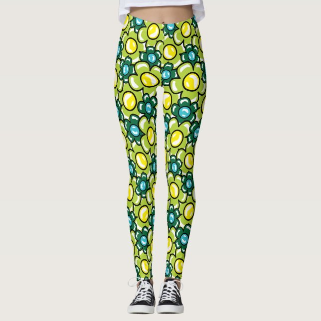 Legging Amor e flores (Frente)