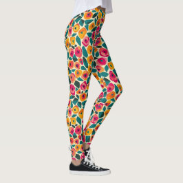 Legging Amor Floral Disperso