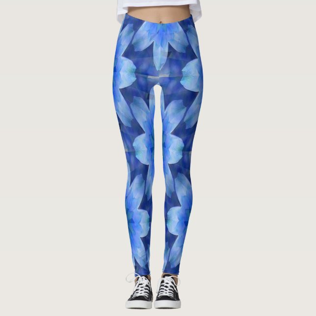 Legging Amor flutuante em Azul..... (Frente)