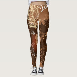 Legging Amor II do café