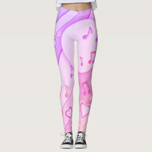 Legging Amor 'Primavera Symphony' Por Música Belo Colorido