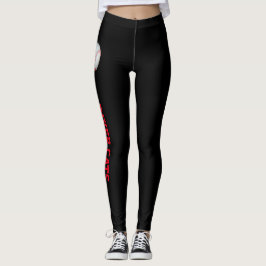 Legging Ampliar A Bola Baseball Editável Personalizada