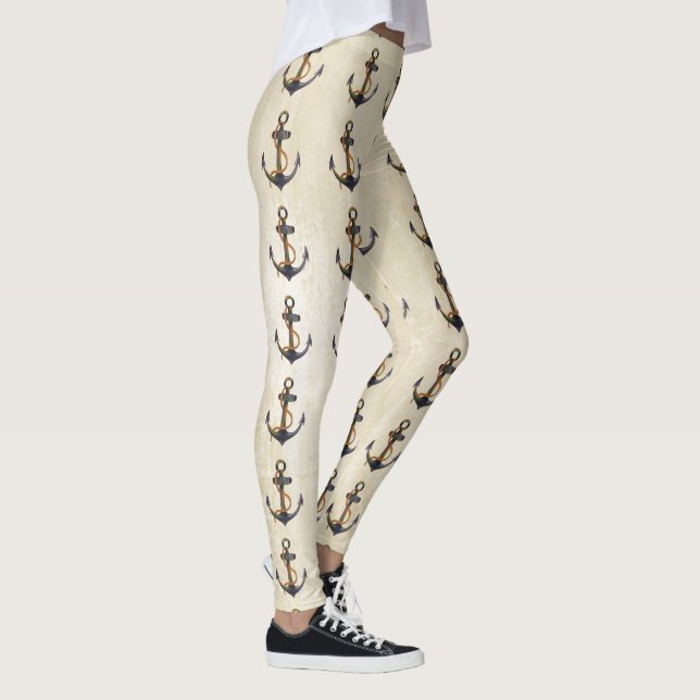Legging ANCHOR com corda - pintura aquosa (Direita)