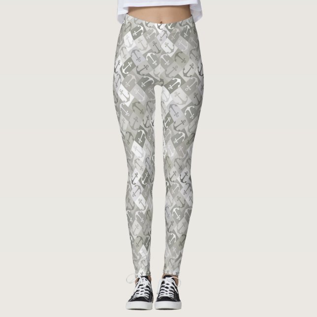 Legging âncora espinha de peixe mono (Frente)