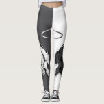 Legging AngelDemonDesign<br><div class="desc">Design preto e branco,  bonito de ter durante as férias,  para andar romântico</div>