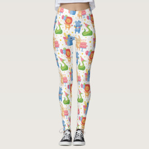 Legging Animais Parabéns pelo Aniversário de criança
